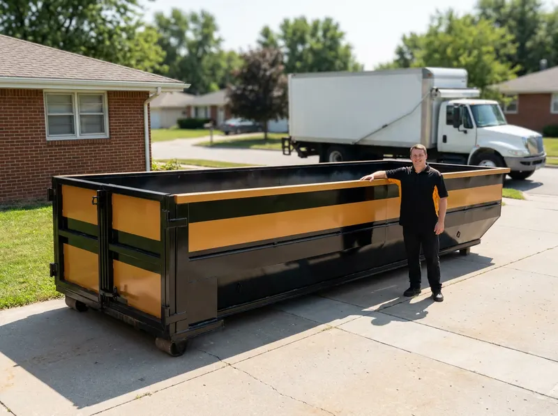 Residential Cleanout Dumpsters in Des Moines, IA